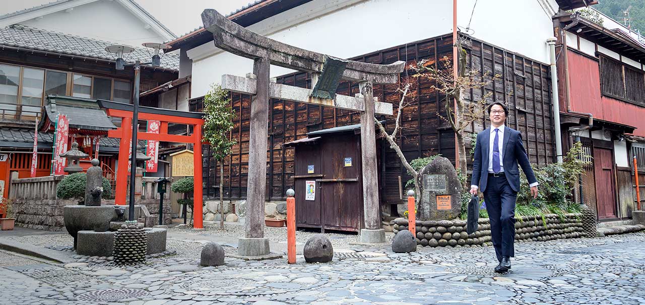 本部長は郡上八幡にいます